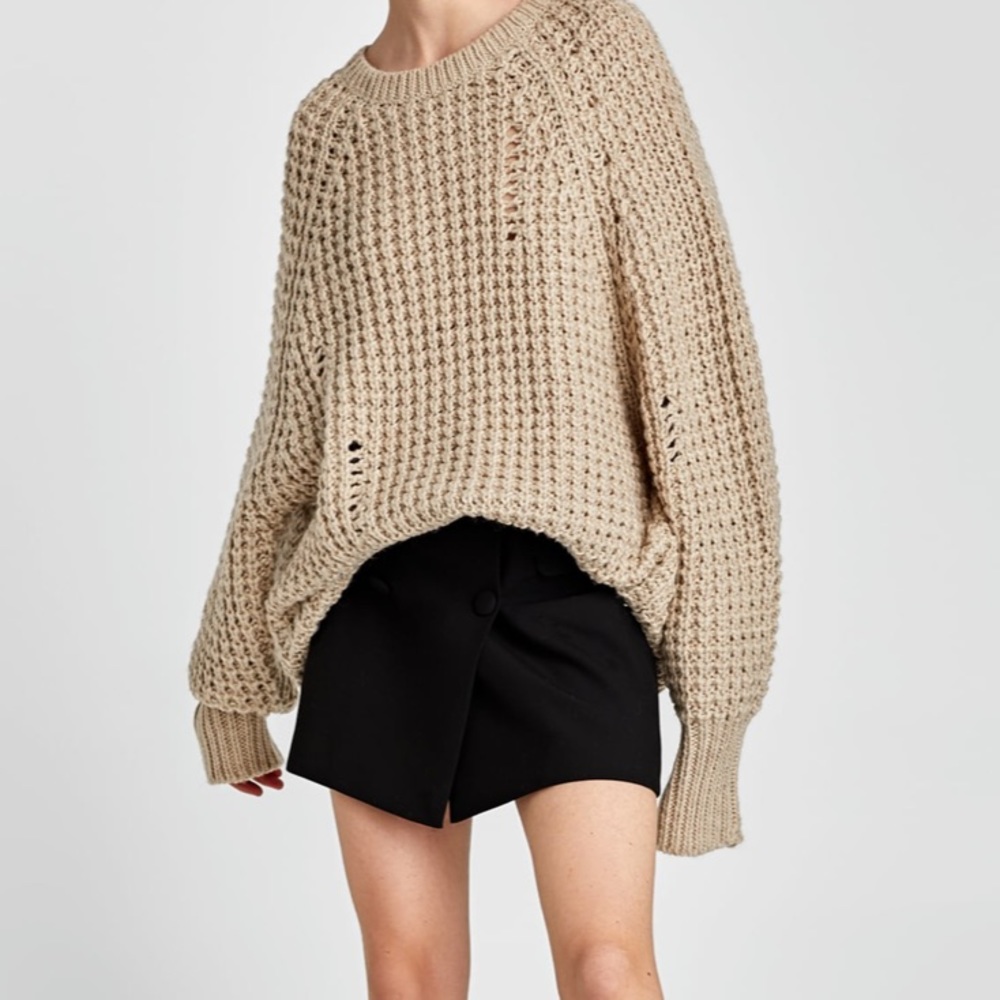 Zara Knit Sweater - Picture 1 of 9